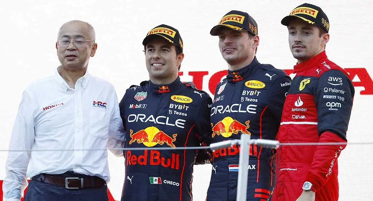 F1: Verstappen se convierte en bicampeón del mundo en Japón; ‘Checo’ queda en 2º por sanción a Lecrlerc