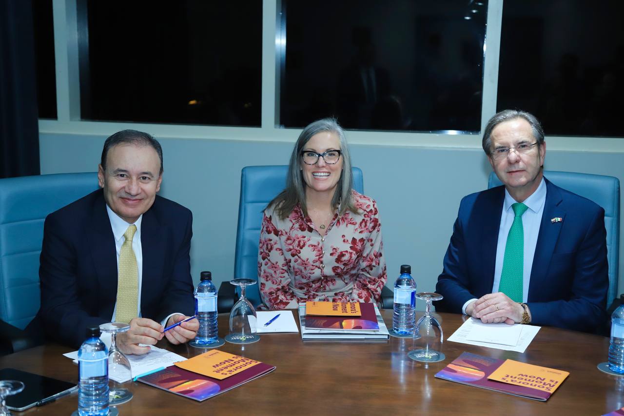 Al estrechar lazos con Arizona, haremos de Sonora la puerta logística del noroeste de México: gobernador Alfonso Durazo