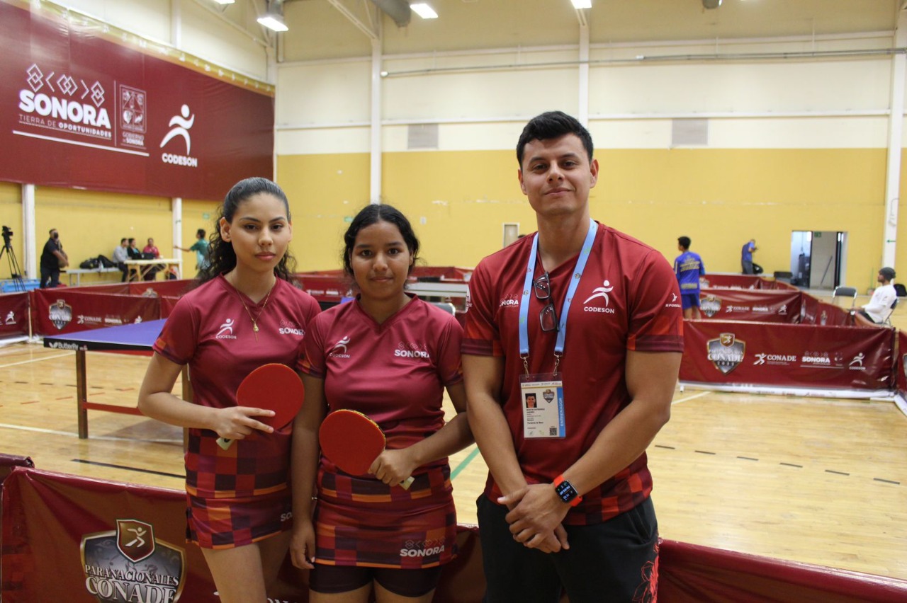 Gana Sonora oro en tenis de mesa de los Paranacionales Conade 2022