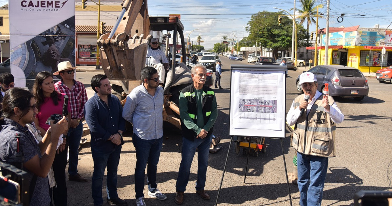 Da Lamarque Cano banderazo a pavimentación de calle 6 de Abril