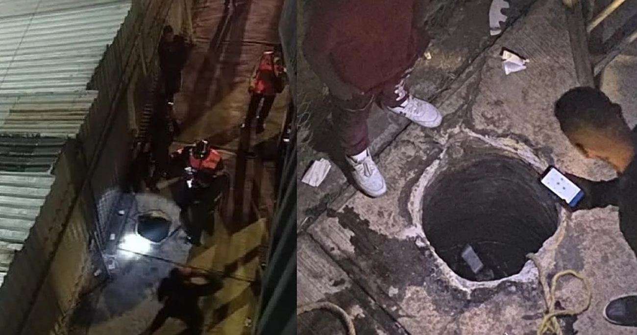 Mueren dos mujeres al caer en coladera abierta en la CDMX