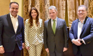 Reconoce Juan Manuel Santos, ex presidente de Colombia, liderazgo de Toño Astiazarán en uso de energía renovable en Hermosillo