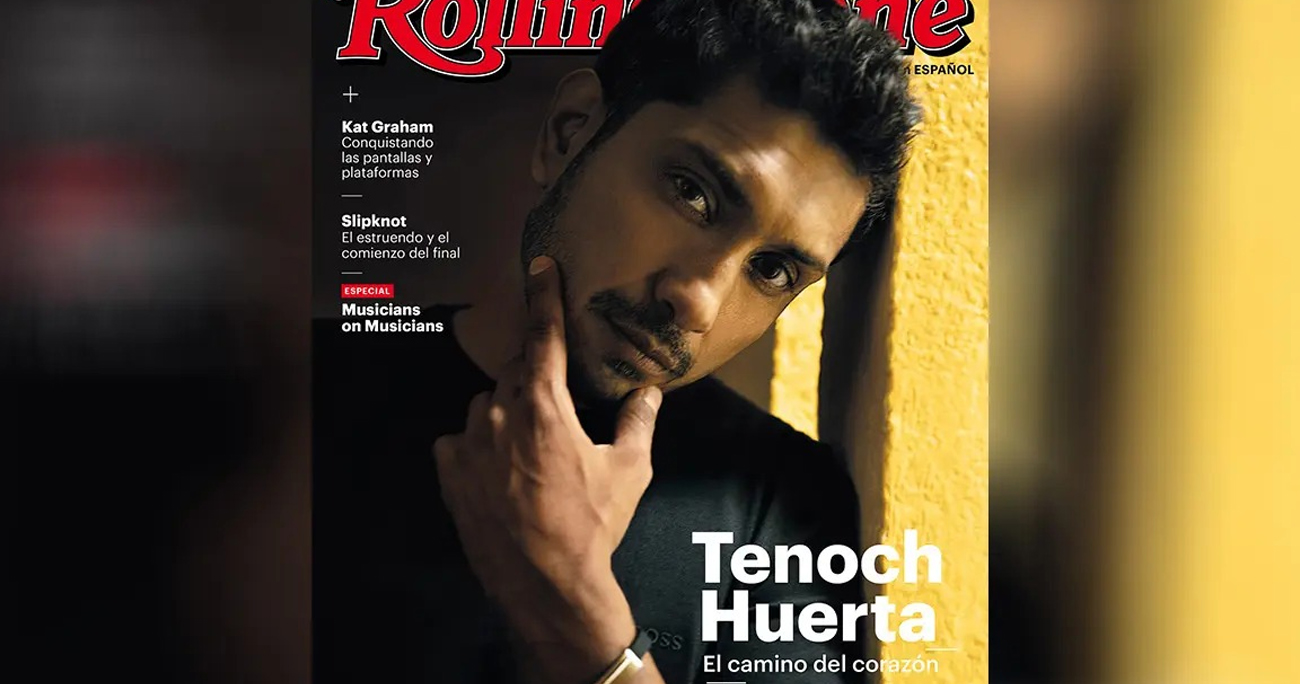 Aparece Tenoch Huerta en la portada de Rolling Stone