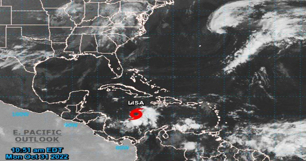 Trayectoria en vivo tormenta tropical ‘Lisa’: avanza a Quintana Roo