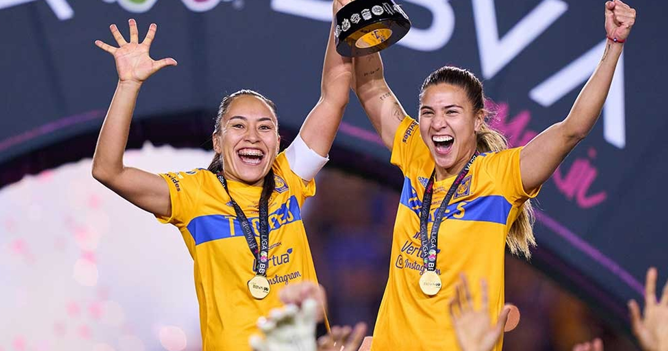 Tigres femenil se corona en el Apertura 2022 tras vencer al América