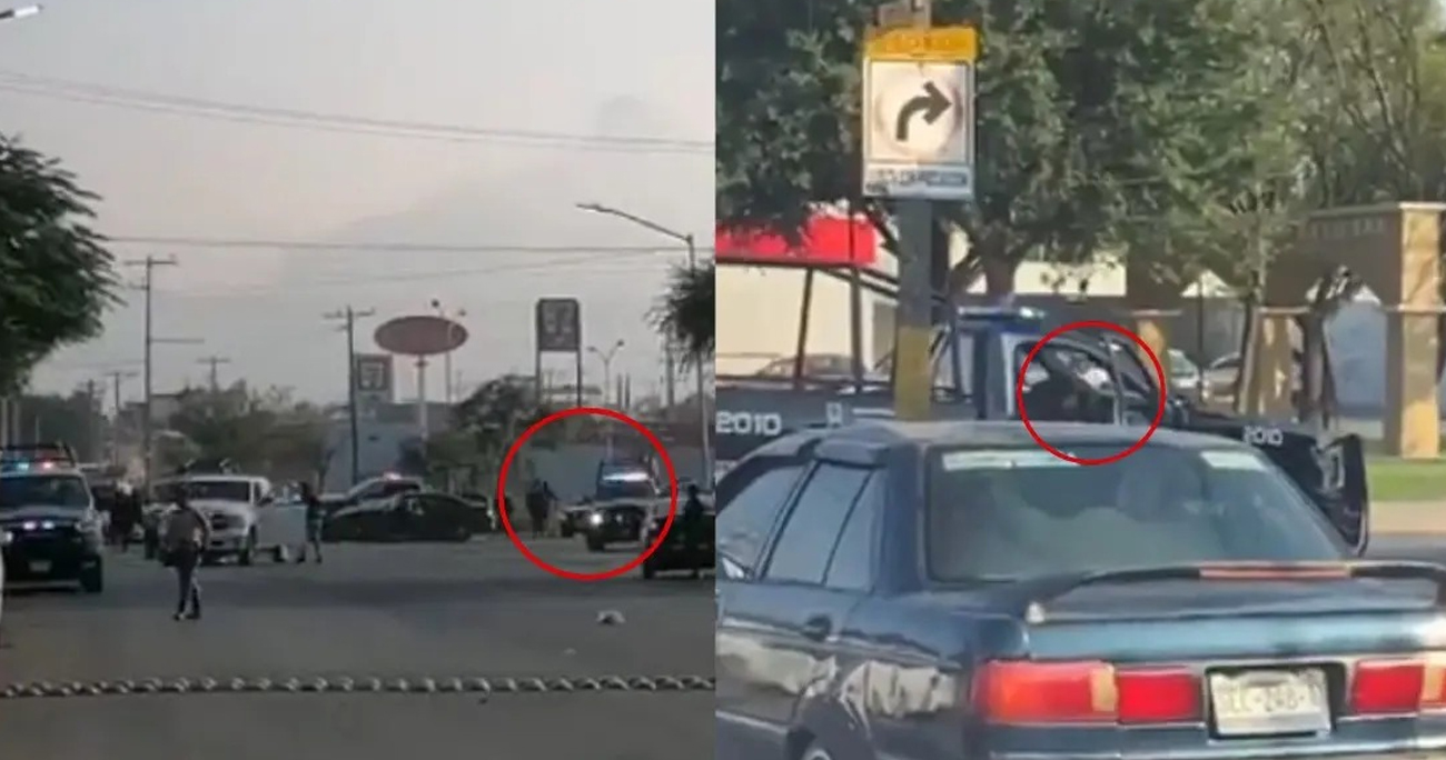 Persecución y balacera en Nuevo León deja 1 policía herido y 5 detenidos
