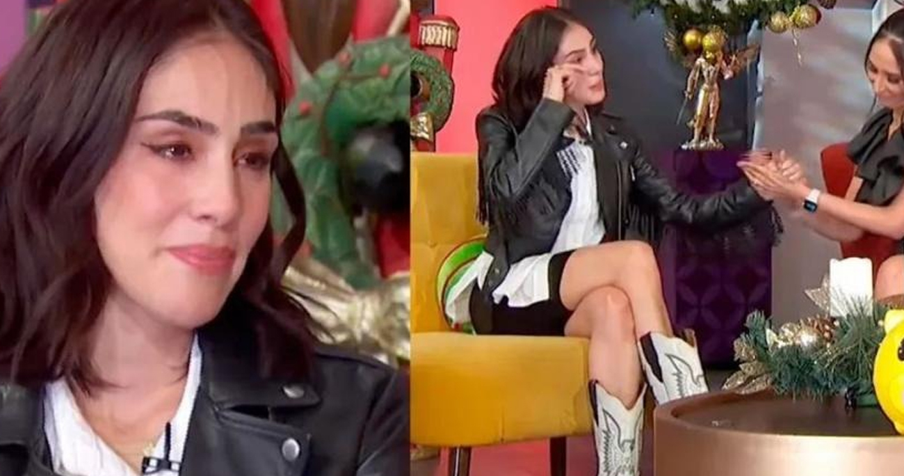 Sandra Echeverría llora en VIVO por su divorcio con Leonardo de Lozanne: «Estoy rota»