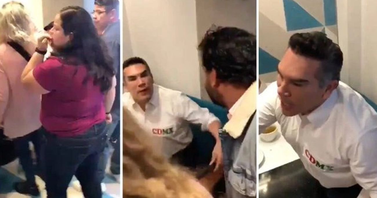“Avergüenzas a tu partido”; así fue increpado Alito Moreno por ciudadanos en una cafetería