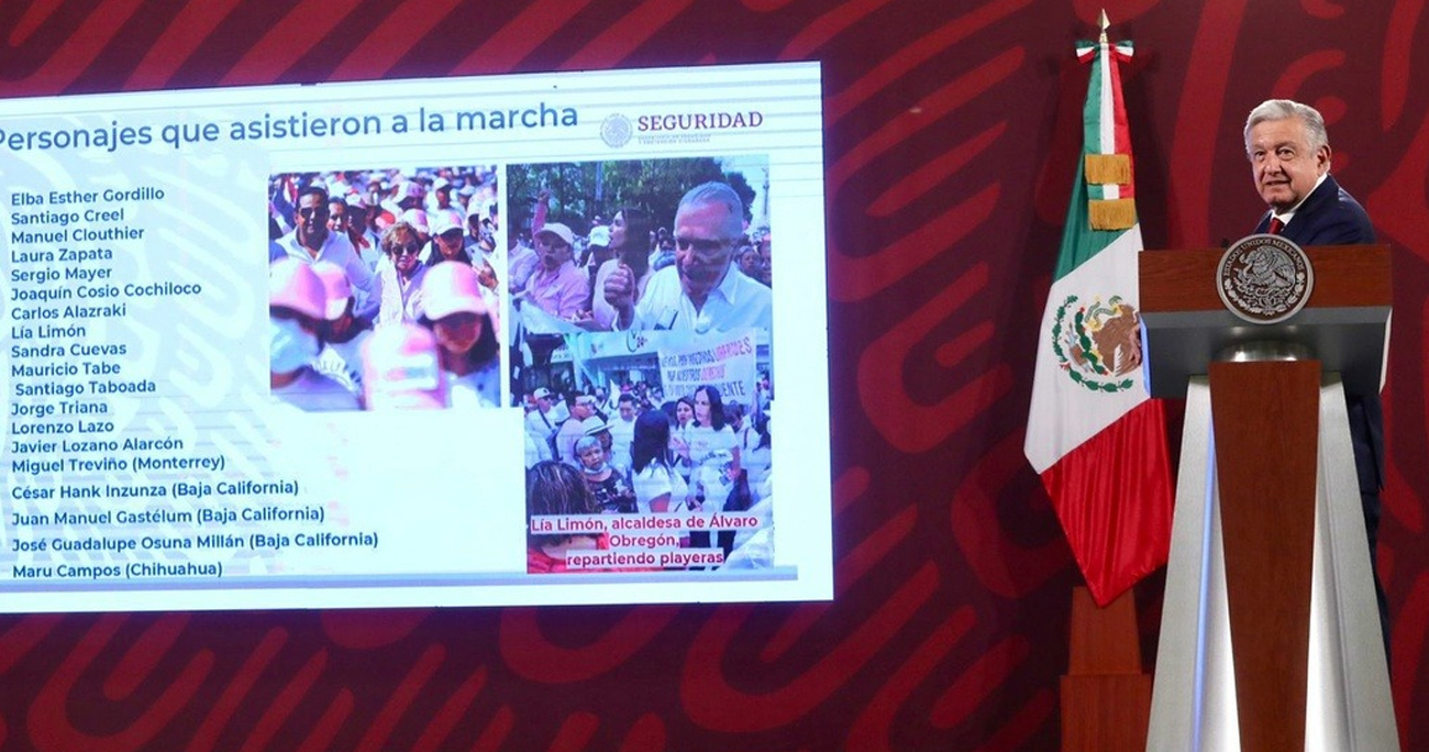 La marcha de ayer, «un striptease del conservadurismo en México»: AMLO