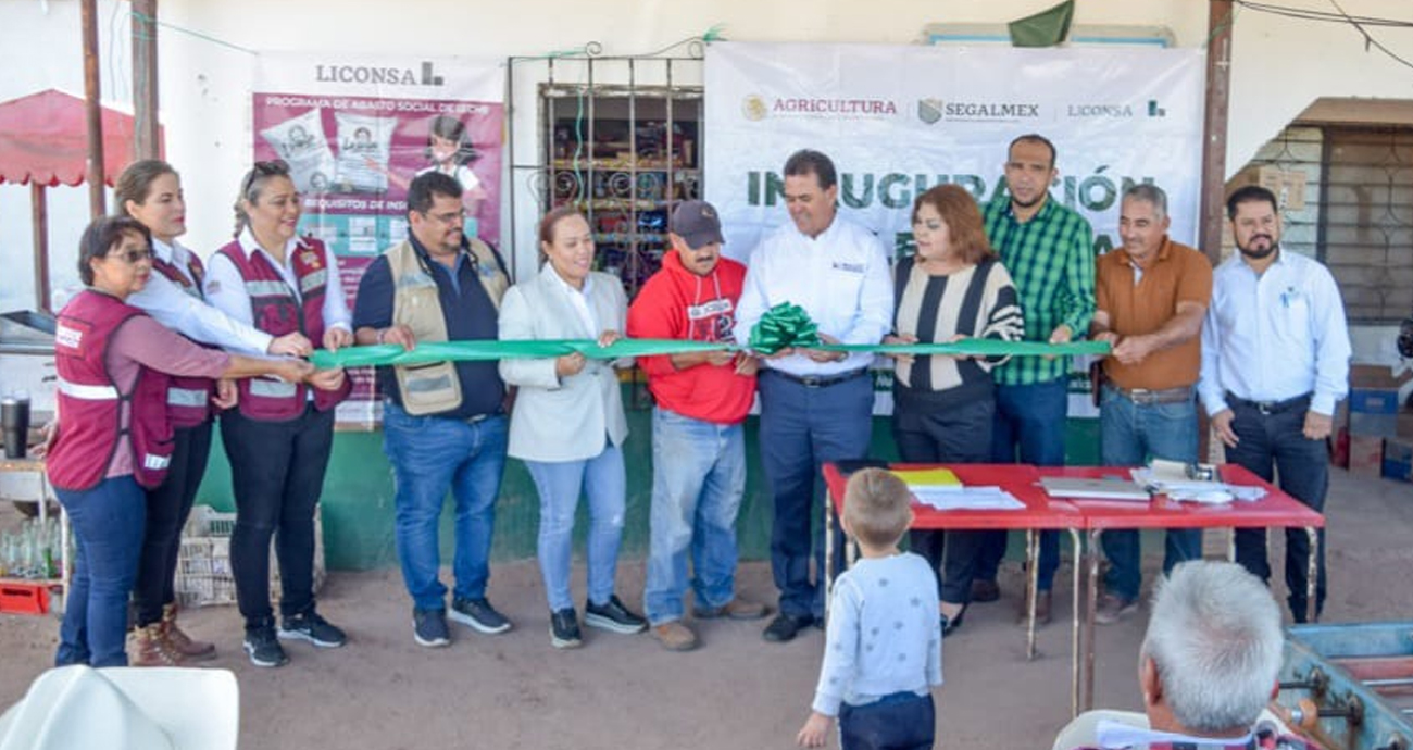 INAUGURAN LECHERÍA LICONSA EN AGIABAMPO