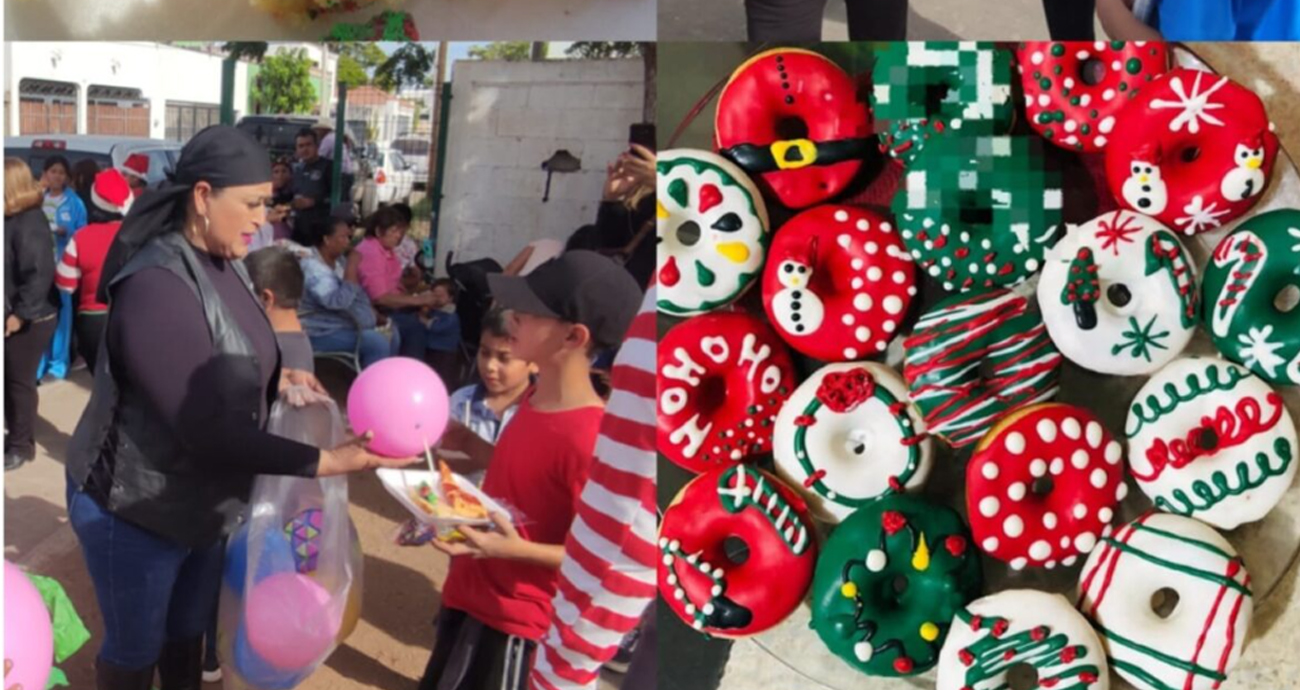 Sindicatura muncipal y dif cajeme realizan posada a niños del túnel y las areneras