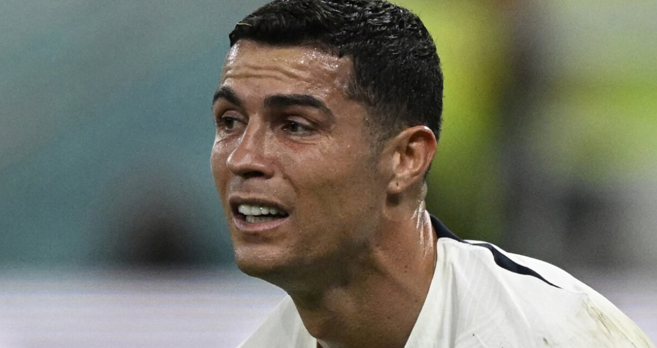 ¡Cristiano Ronaldo inconsolable! Salió entre lágrimas; igualó récord