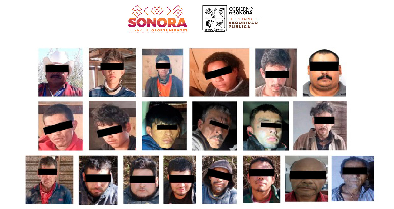 Instituciones de seguridad registran 28 detenidos en la región Guaymas – Empalme.