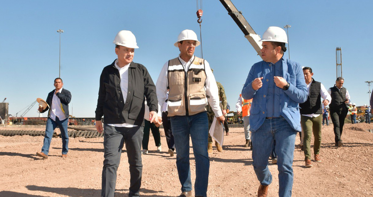 Supervisa gobernador Alfonso Durazo avances de la modernización del puerto de Guaymas