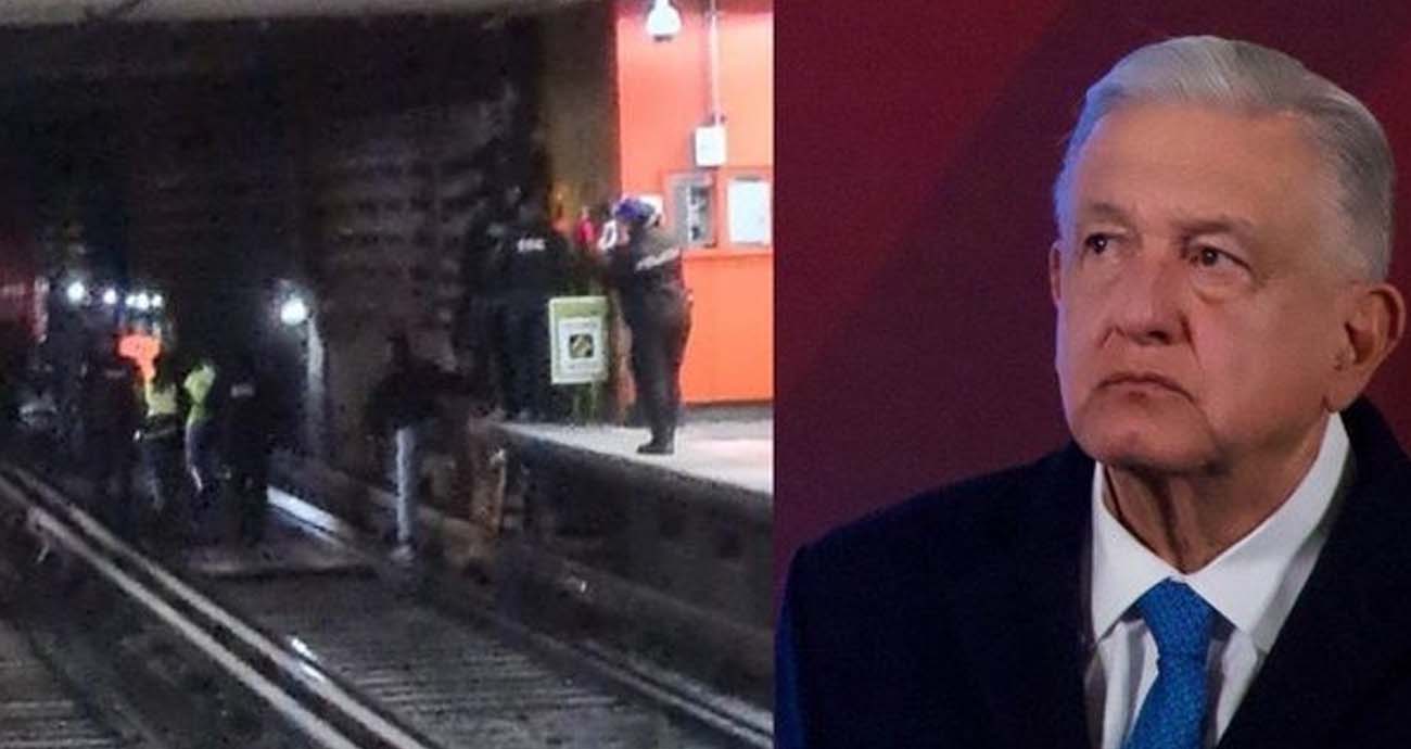 «Cuentan con nuestro apoyo»: AMLO lamenta accidente en Metro de CDMX