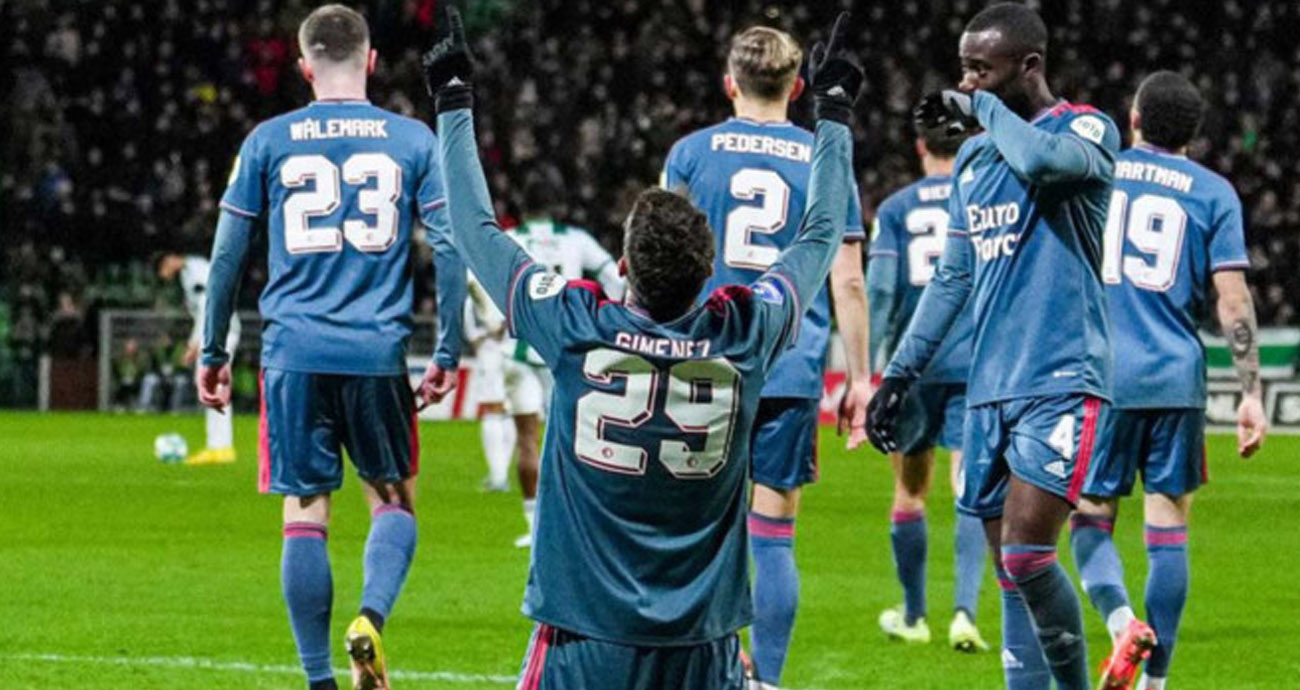 Santiago Giménez vuelve a anotar y Feyenoord triunfa