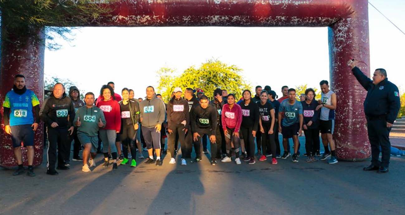 Arranca celebración del día del policía con carrera pedestre 2023