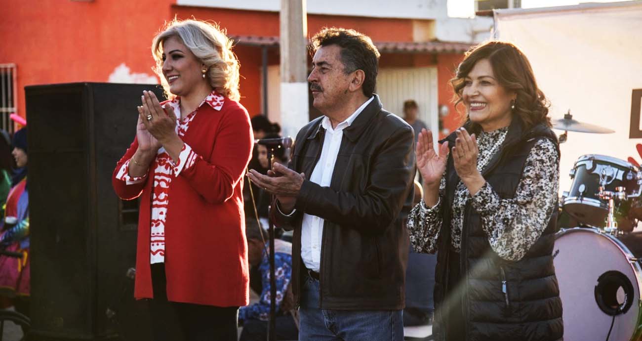 Familias celebran posada en la colonia morelos