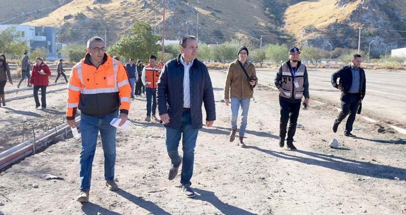 Supervisa Toño Astiazarán obras en proceso