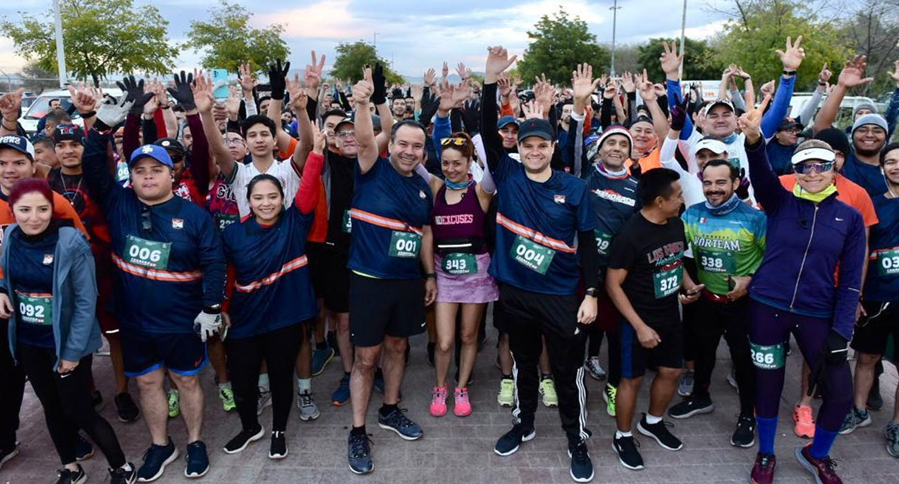 Corren más de 500 personas por un Hermosillo Limpio