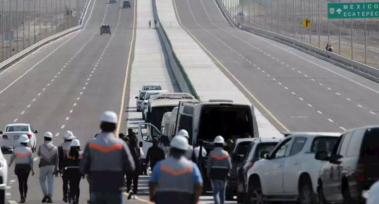 Abren vía rápida al AIFA; serán 50 minutos de CDMX al aeropuerto