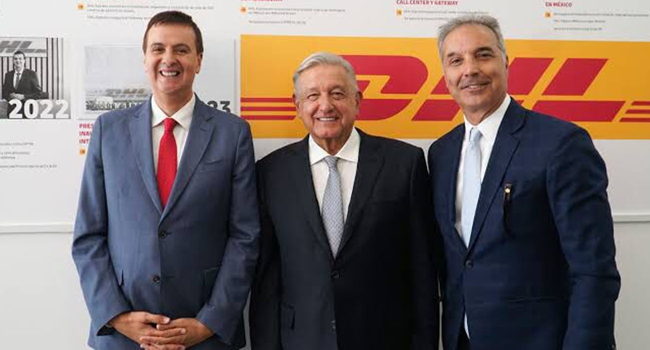 Llega el primer vuelo de carga de DHL al AIFA