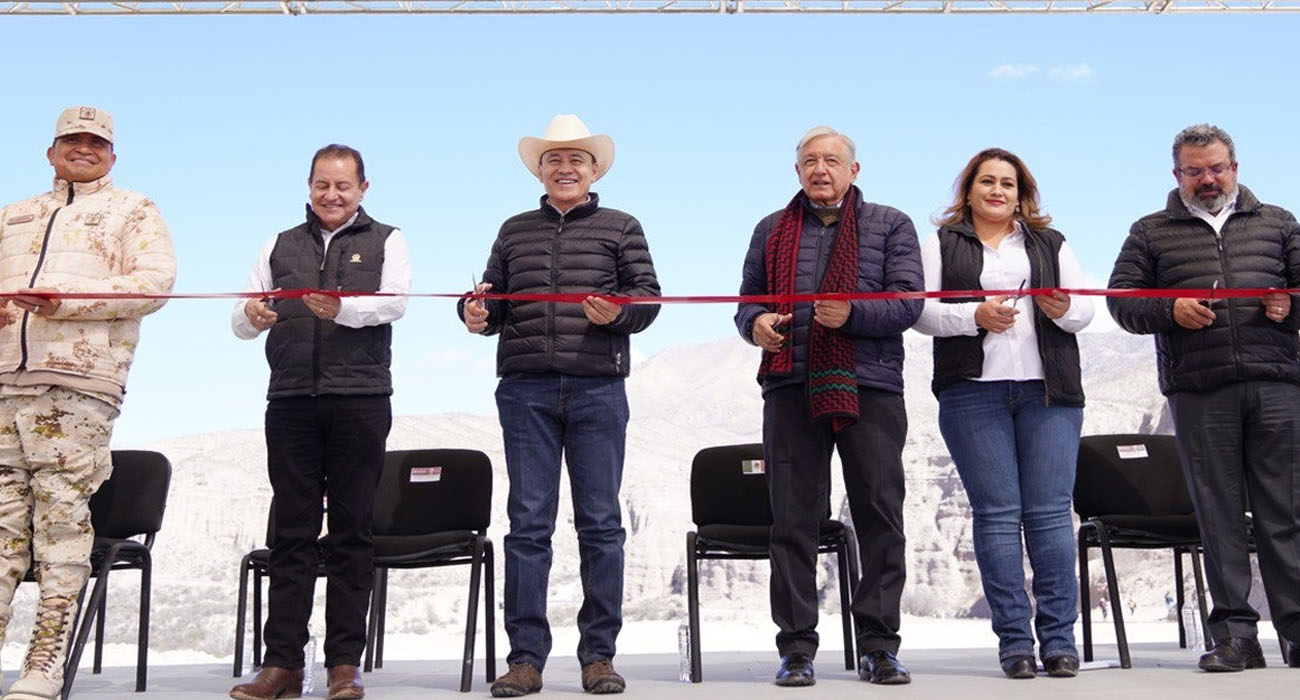 Presidente López Obrador y gobernador Alfonso Durazo cumplen demanda histórica al entregar carretera Agua Prieta – Bavispe