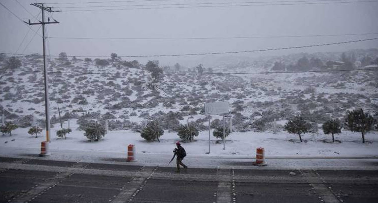Frío y más frío; nevadas azotan con todo a Chihuahua