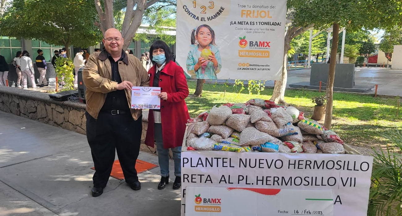 Gobierno de Sonora aporta 6.5 toneladas de frijol para ayudar a familias sonorenses.