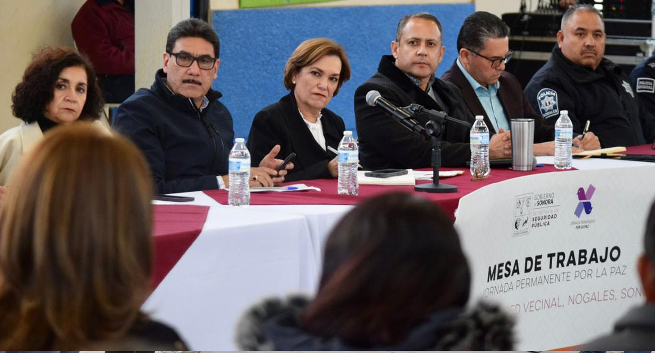 Participan sectores de la sociedad de Nogales en la estrategia de seguridad: María Dolores del Río