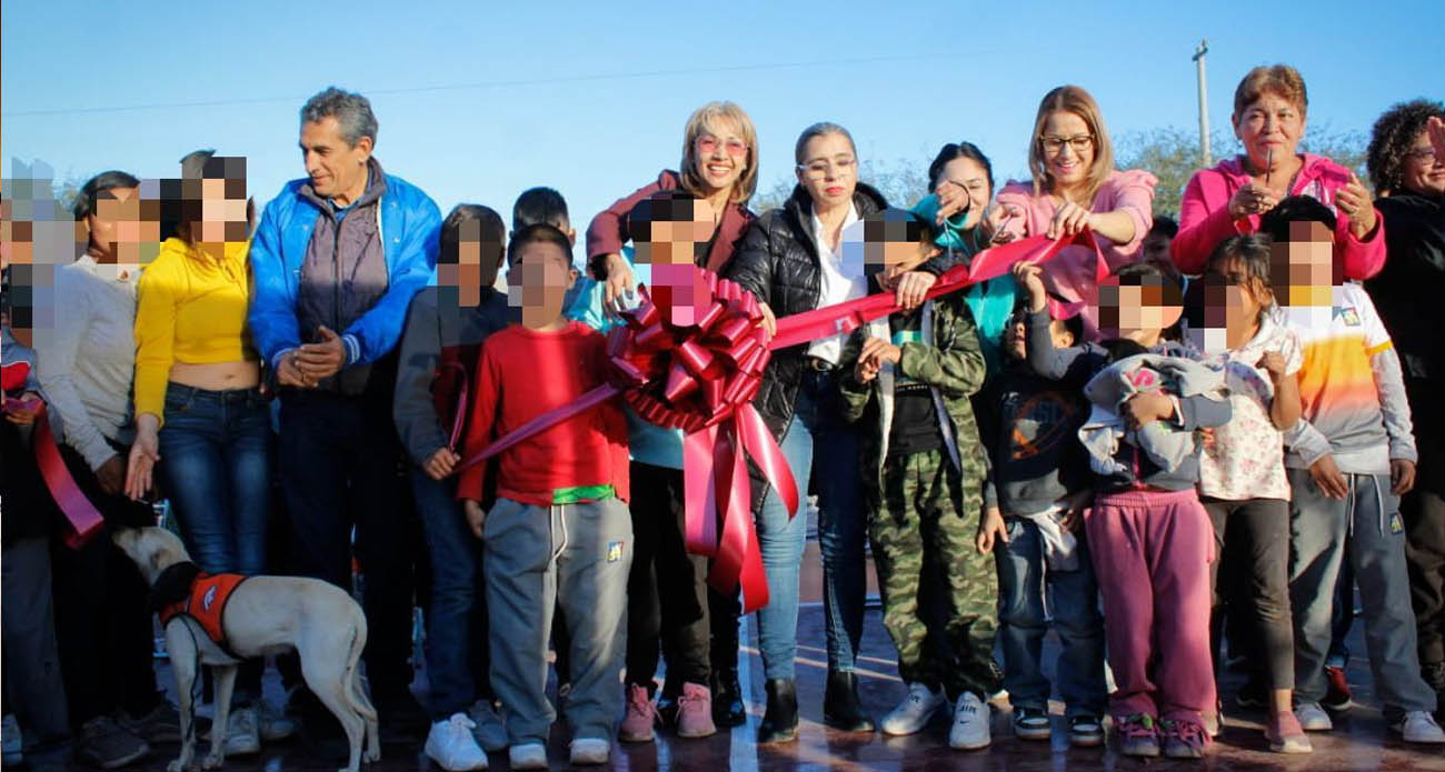 Entrega Sedesson parque rehabilitado en la localidad de Zamora