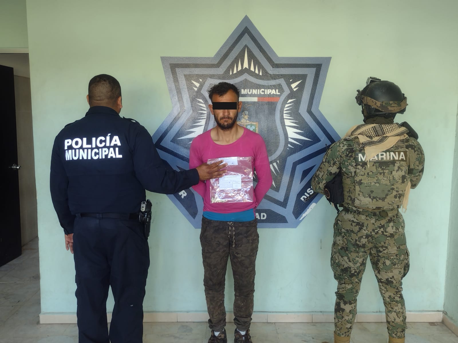 DETIENE LA SSPM A HOMBRE CON DOSIS DE CRISTAL