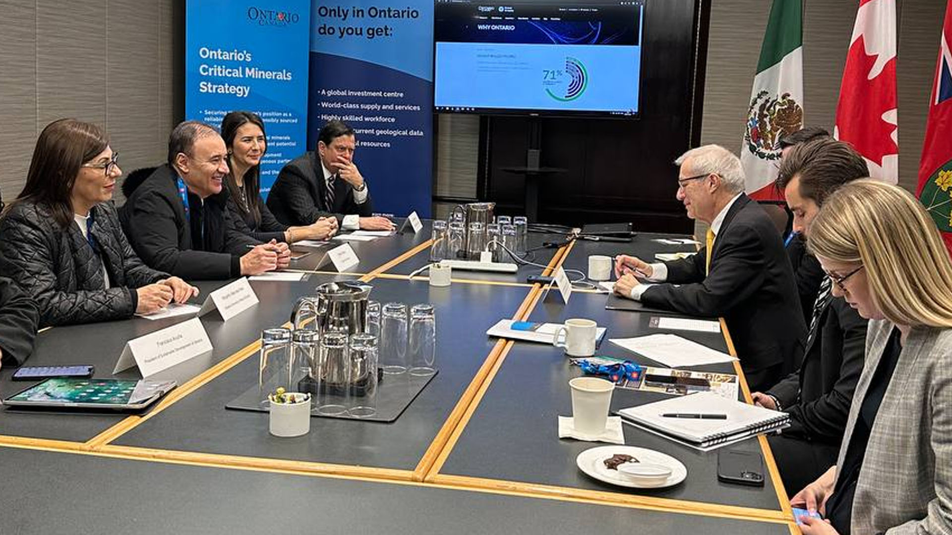 Promueve gobernador Alfonso Durazo en Canadá oportunidades de inversión en Sonora