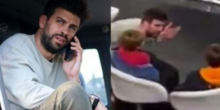 Captan a Gerard Piqué regañando a sus hijos y las redes le reclaman