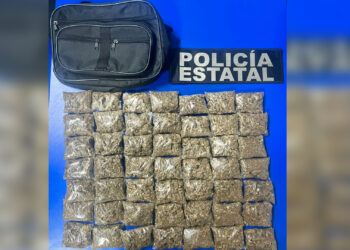 Asegura Policía Estatal 49 envoltorios con narcótico en Guaymas.