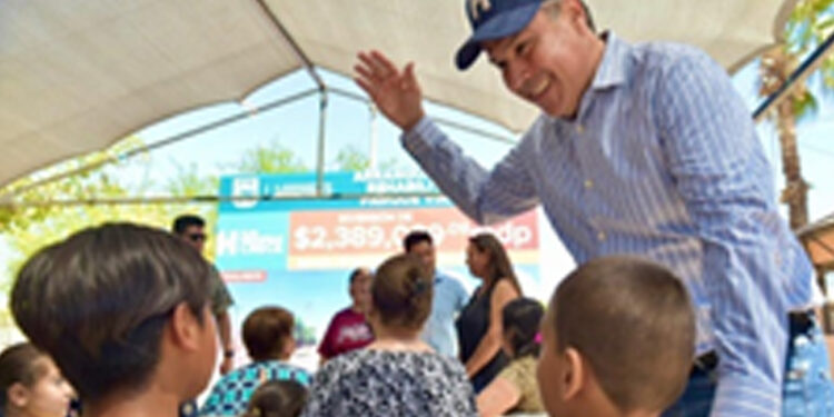 Arranca Toño Astiazarán rehabilitación de parque en la colonia Virreyes