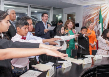 Jorge Elías encabezó la ceremonia de instalación de Cabildo Infantil 2023