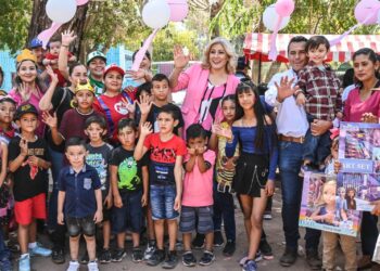 Festeja DIF a niñas y niños de Cajeme