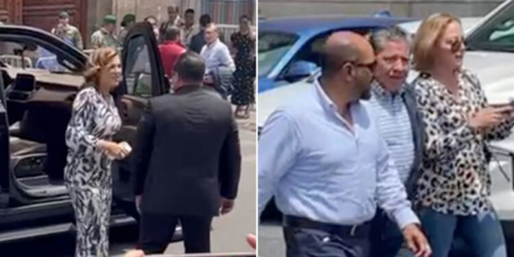 Gobernadores de Morena se reúnen en Palacio Nacional para hablar de seguridad