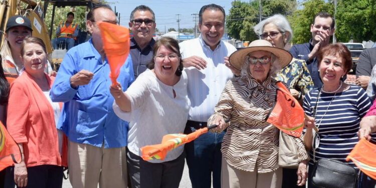Inicia Toño Astiazarán cuatro obras viales más
