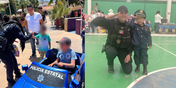 Trabaja Policía Estatal en acciones de proximidad ciudadana con la niñez de Sonora