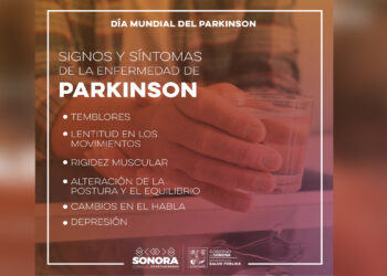 La Secretaría de Salud llama a identificar signos y síntomas de la enfermedad de Parkinson