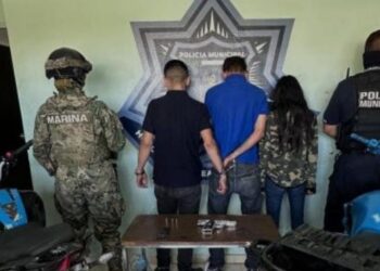 APREHENDE SSPM A TRES MENORES POR PRESUNTO DELITO DE PORTACIÓN DE ARMA DE FUEGO Y MOTOCICLETAS CON REPORTE DE ROBO