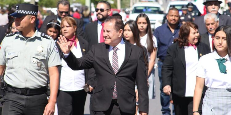 Desfile conmemorativo del 161 Aniversario de la Batalla de Puebla