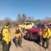 Combate  Bomberos Tres Incendios Forestales en área rural