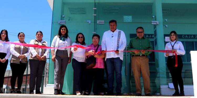 Inauguran autoridades Banco del Bienestar en Guaymas