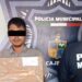 DETIENEN AGENTES DE LA SSPM A HOMBRE POR PORTACIÓN DE ARMA PROHIBIDA