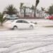 Granizada tiñe de blanco la México-Pachuca y colapsa techo de primaria
