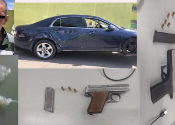 Captura SSPM  y marina a hombre con armas de fuego y droga en el centro