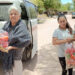 Presidenta De Dif Angelica Mendivil Llevó Alimentos A Colonia Colosio.